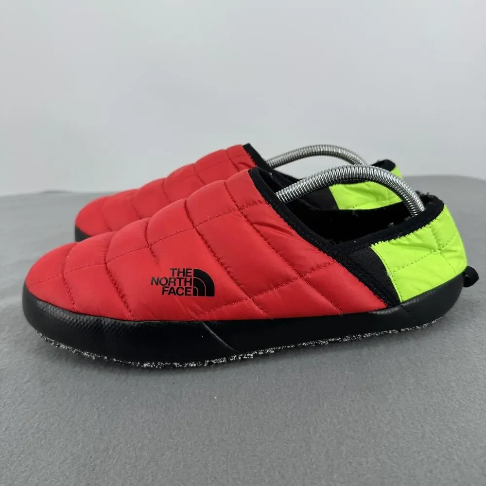 The North Face Thermoball Traction Mule V Mens 10 Red Neon Green NF0A3UZN